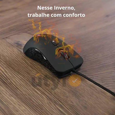 ConfortMouse - Mouse Aquecido e Sua Mão Sempre Quentinha!